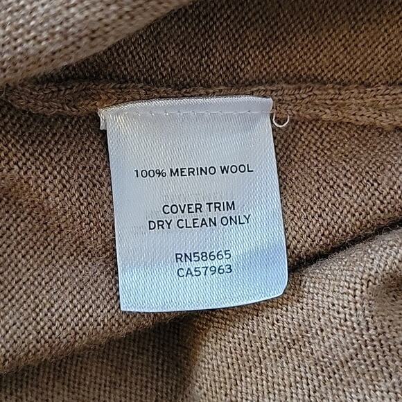 Nordstrom Men's Merino Wool Quarter Zip Sweater Large - Picture 6 of 6